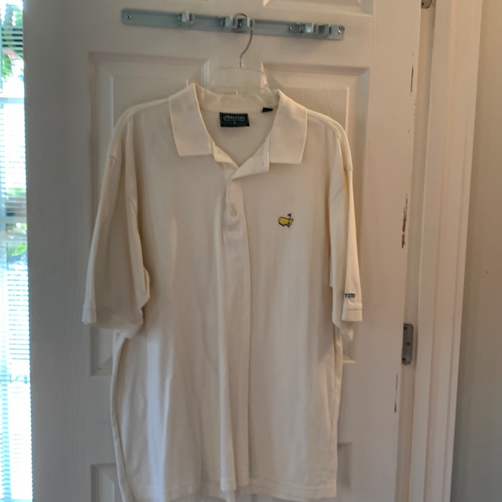 Cream Masters Polo Golf Shirt